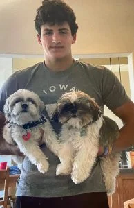 Owen and puppies